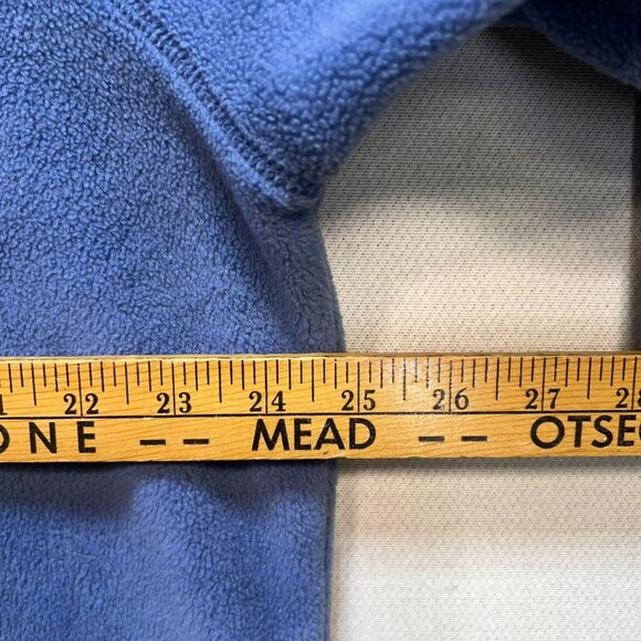 Croft & Barrow C&B Sport Womens Cardigan Sweater Sze 1X Blue Fleece Button Up - Picture 8 of 12